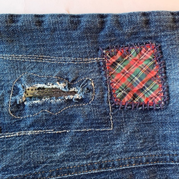 Ralph Lauren Girls Patch Jeans Size 6 - Picture 4 of 11